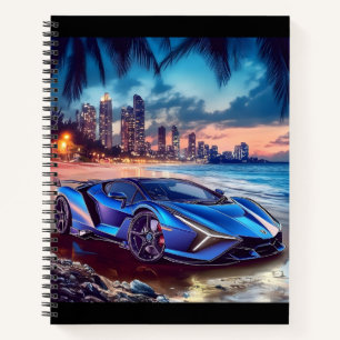 Sportwagen Notizbuch