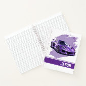 Sportwagen Notizbuch (Innenseite)