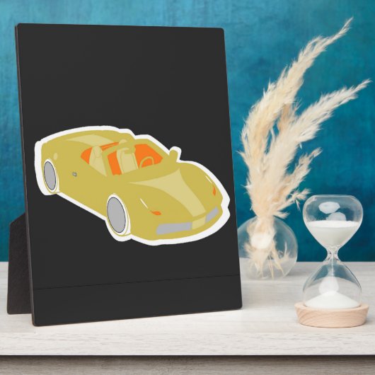 Sportwagen-Plaque Fotoplatte (Seite)