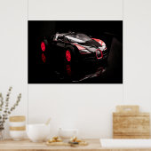 Sportwagen Poster (Küche)