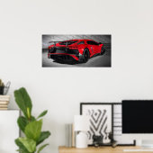 Sportwagen Poster (Heimbüro)