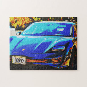 Sportwagen Poster Art Puzzle