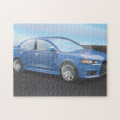 Sportwagen Puzzle (Horizontal)