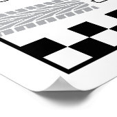 Sportwagen Racing Driver Boys DIY Farbenplakat Poster (Ecke)