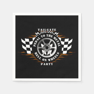Sportwagen Racing Tailgate Party Race Day Supplies Serviette