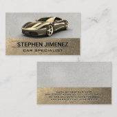 Sportwagen | Reparatur von Auto und Teile Visitenkarte (Vorne/Hinten)