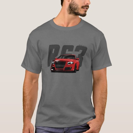 Sportwagen RS3 Red T-Shirt (Vorderseite)