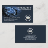 Sportwagen Scheinwerfer Vignette Auto Auto Detaili Visitenkarte (Vorne/Hinten)