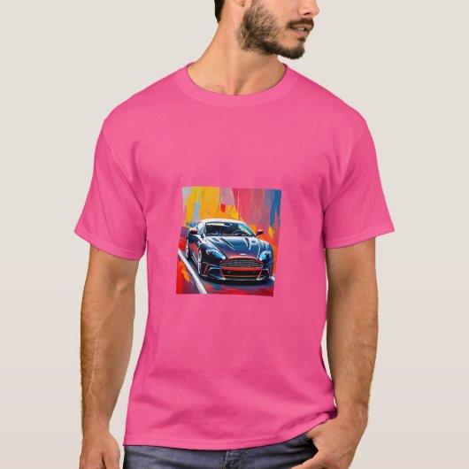 Sportwagen T-Shirt (Vorderseite)