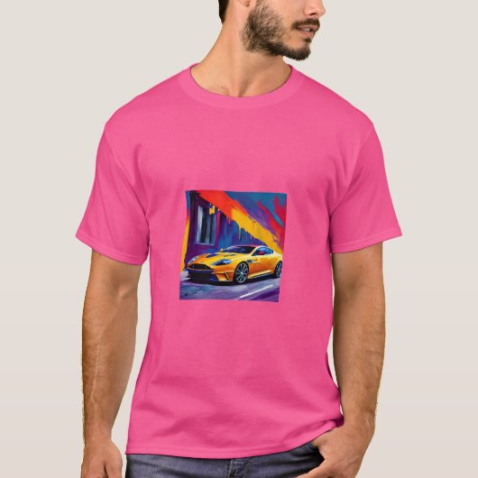 Sportwagen T-Shirt (Vorderseite)