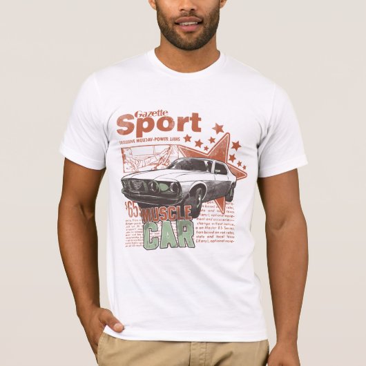 Sportwagen T-Shirt (Vorderseite)