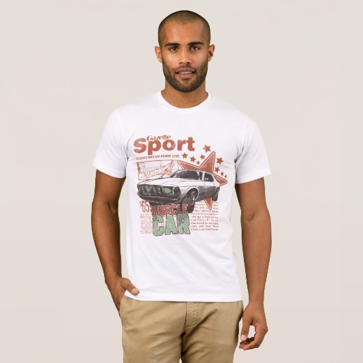 Sportwagen T-Shirt (Vorne ganz)