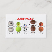 Sportwagen Visitenkarte (Rückseite)