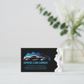 Sportwagen waschen | Soap Suds Visitenkarte (Stehend Vorderseite)