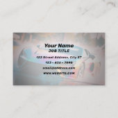 Sportwagen Wasserspritze Visitenkarte (Rückseite)