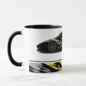 Sportwagen Zwei-Tone-Kaffee-Tasse Tasse (Links)