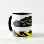 Sportwagen Zwei-Tone-Kaffee-Tasse Tasse (Vorderseite Links)