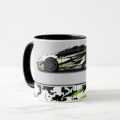 Sportwagen Zwei-Tone-Kaffee-Tasse Tasse (Vorderseite Links)