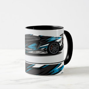 Sportwagen Zwei-Tone-Kaffee-Tasse Tasse