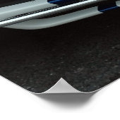 Sportwagendesign Poster (Ecke)