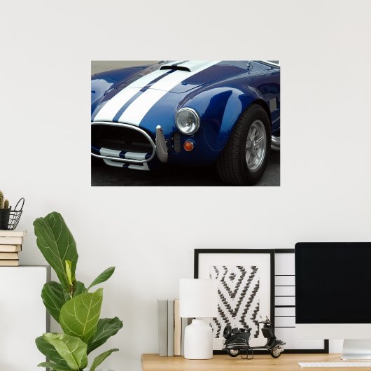 Sportwagendesign Poster (Heimbüro)