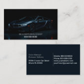 Sportwagengeschäft Visitenkarte (Vorne/Hinten)