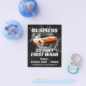 Sportwagenwäsche Flyer (Einzeln)