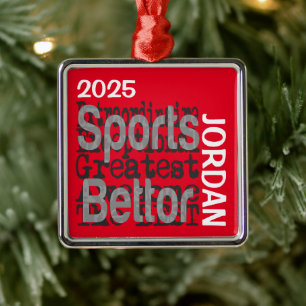 Sportwetter Extraordinaire BENUTZERDEFINIERT Ornament Aus Metall