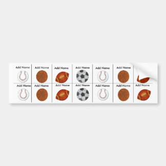 Sportwettkampfschilder Autoaufkleber