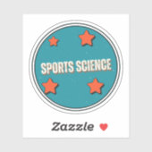 Sportwissenschaft Aufkleber (Blatt)