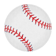 Sporty-Baseball Classic Red & White Sports Themed