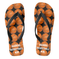 Sporty Basketball FlipFlops Team Name