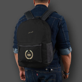 Sporty Best Vater Vatertag von Son Daughter Bedruckter Rucksack