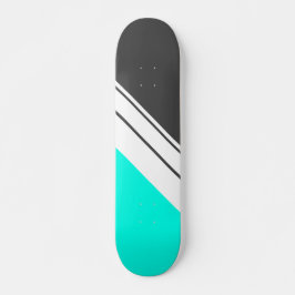 Sporty Black Aqua Skateboard