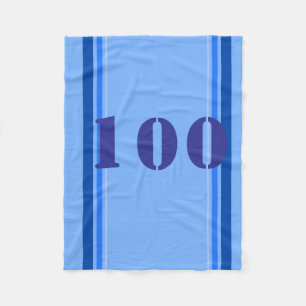 Sporty Blue Fleecedecke