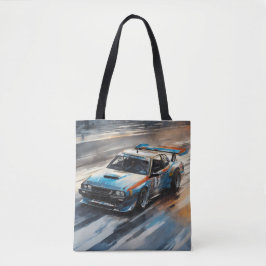Sporty Blue Racing Auto Tasche