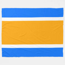 Sporty Bold Bright Wide Yellow Blue Racing Streife
