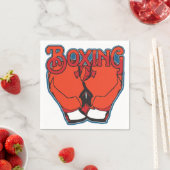 Sporty Boxing Serviette (Beispiel)
