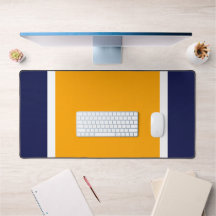 Sporty breiter goldgelber weißer Streifen auf Mari