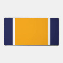 Sporty breiter goldgelber weißer Streifen auf Mari