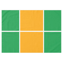 Sporty Bright Orange Green Windows Pattern Tischdecke