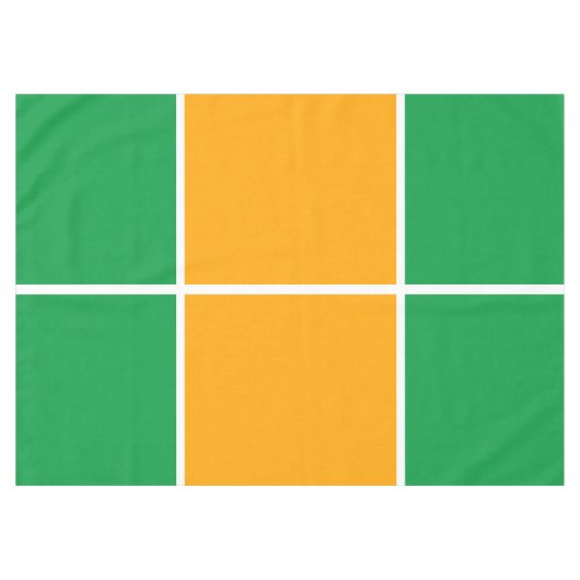 Sporty Bright Orange Green Windows Pattern Tischdecke (Vorderseite (Horizontal))