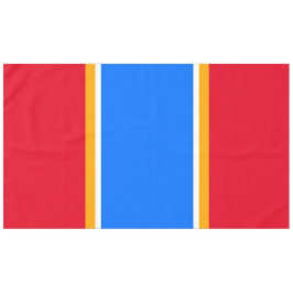 Sporty Bright Red Blue Yellow White Racing Streife Tischdecke