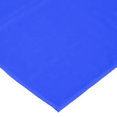 Sporty Bright Royal Blue Twin White Racing Streife Tischdecke (Schrägansicht)