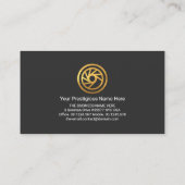 Sporty Car Border Frame Detection Auto Shop Visitenkarte (Rückseite)