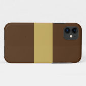 Sporty Chic Wide Saddle Brown Mustard Streifen Case-Mate iPhone Hülle (Rückseite (Horizontal))