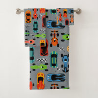 Sporty Colorful Racing Cars Kinder