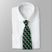 Sporty Dark Green Krawatte (Gebunden)