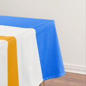 Sporty Fun Bright Blue Black HALFTIME Streifen Tischdecke (Beispiel)