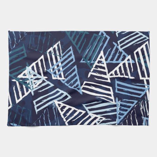 Sporty Fun: Creative Nahtlose Tapete. Geschirrtuch (Horizontal)